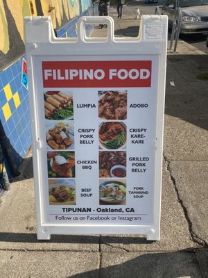 Menu photo 2 Tipunan  Oakland, CA
