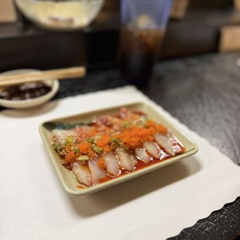 Light & Healthy Sushi Bar - Spicy whitefish shashimi - Sushi Bars Near Me - Newhall, California Light & Healthy Sushi Bar - Spicy whitefish shashimi - Sushi Bars Near Me - Newhall, California