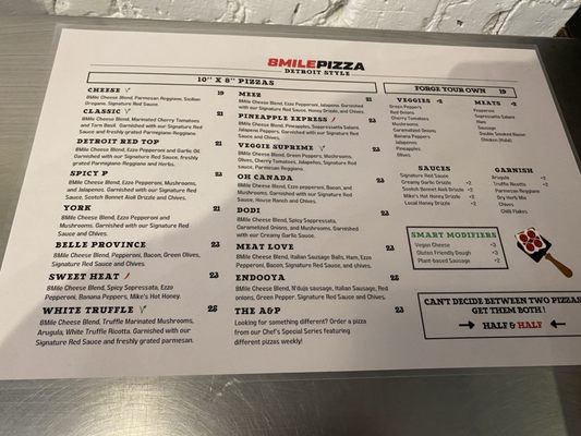 Menu photo 1 8Mile Detroit Style Pizza Toronto, ON
