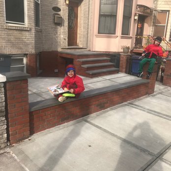 Barcelona Contracting - new fence waiting for Iron, sidewalk came out awesome - General Contractors Near Me - Jamaica, New York Barcelona Contracting - new fence waiting for Iron, sidewalk came out awesome - General Contractors Near Me - Jamaica, New York