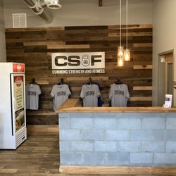 Cumming Strength & Fitness - Front Desk and Prepared Meal Fridge