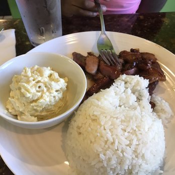 Kehau's Kitchen - Guava smoked meat plate w/ rice and mac salad - Hawaiian Near Me - Aiea, Hawaii