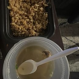 Single Fried Rice Miso Soup