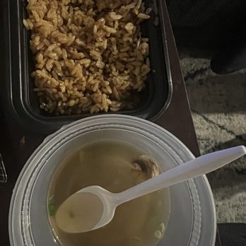 Shogun In Greenville - Single Fried Rice Miso Soup - Japanese Near Me - Greenville, Texas