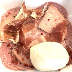 Crust Pizzeria Napoletana - MISTO SALUMI - delicious but I had to take off the peppercorns...