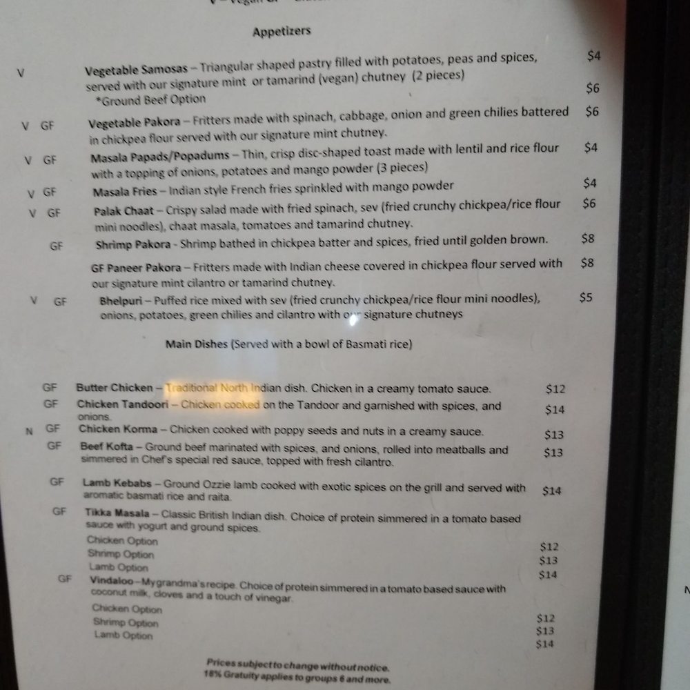 Curry Sultan - Menu - Indian Near Me - Humble, Texas