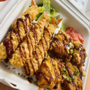 Makoto Sushi - One of the bentos - Sushi Bars Near Me - Aiea, Hawaii Makoto Sushi - One of the bentos - Sushi Bars Near Me - Aiea, Hawaii