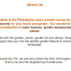 Dutchman Fountains - Screenshot from their website.