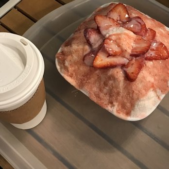 The Coffee By Hand - citron tea and strawberry bingsu - Desserts Near Me - Duluth, Georgia