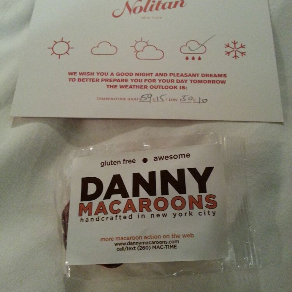 The Nolitan Hotel - A sweet lady knocked on my door with these and asked if I needed any "turn down" service. - Hotels Near Me - New York, New York The Nolitan Hotel - A sweet lady knocked on my door with these and asked if I needed any "turn down" service. - Hotels Near Me - New York, New York
