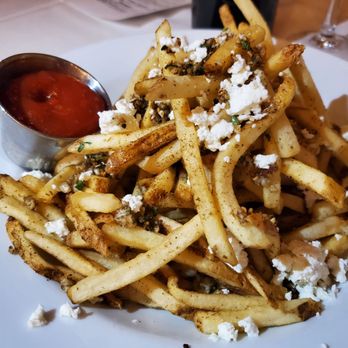 Cafe Santorini - Feta fries - Italian Near Me - Pasadena, California Cafe Santorini - Feta fries - Italian Near Me - Pasadena, California