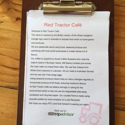 Red Tractor Cafe - Red Tractor Cafe