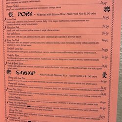 Beijing Chinese Restaurant - Menu