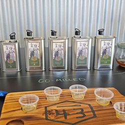 The Mill at 43 Ranch - Flavored section of the olive oil