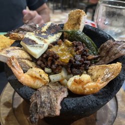 Villa Del Sol - Husband's favorite, the Molcajete Chingon. Similar to Fajitas in a bowl.