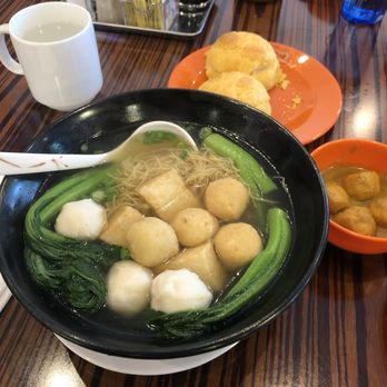 Alice’s Kitchen - Build your own noodle soup - egg noodles with a variety of fish balls - Noodles Near Me - Temple City, California Alice’s Kitchen - Build your own noodle soup - egg noodles with a variety of fish balls - Noodles Near Me - Temple City, California
