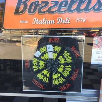 Bozzelli's - Hours at the door - Pizza Near Me - Springfield, Virginia