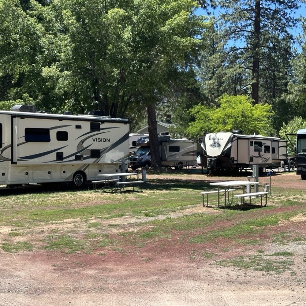 Campsites are pretty level. Campsites are pretty level.