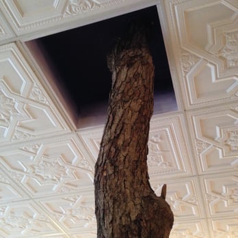 The Driftless Cafe - The other tree trunk support beam. - Sandwiches Near Me - Viroqua, Wisconsin