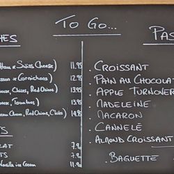 Cafe Mon Amour - To Go Menu