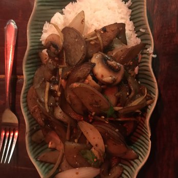 Thai Tom - Eggplant with rice - Thai Near Me - Seattle, Washington Thai Tom - Eggplant with rice - Thai Near Me - Seattle, Washington