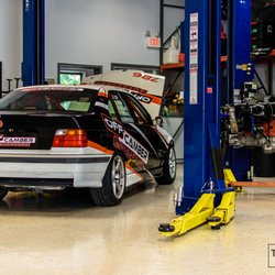 The Automat - BMW race car. Vinyl graphics application.