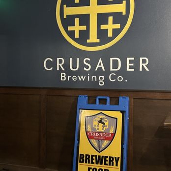 Crusader Brewing - a sign for crusader brewing - Breweries Near Me - Bakersfield, California