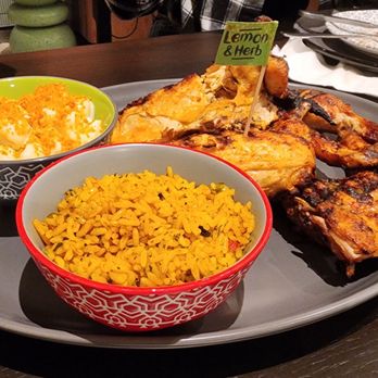 Elite Event: Nando's - Montrose - Quarter chicken with basmati rice and mac and cheese - Yelp Events Near Me - Houston, Texas