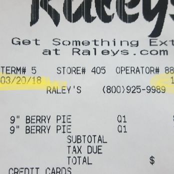 Raley's - Purchase date and time - Grocery Near Me - Sacramento, California Raley's - Purchase date and time - Grocery Near Me - Sacramento, California