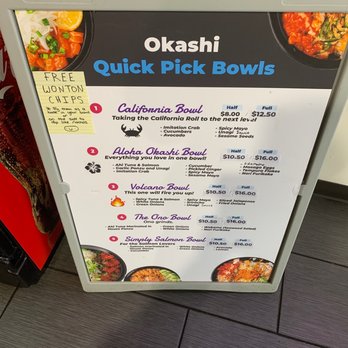 Okashi Fusion - Pre made bowls - Poke Near Me - Vacaville, California Okashi Fusion - Pre made bowls - Poke Near Me - Vacaville, California