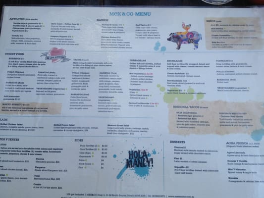 Menu photo 2 Mex and Co Manly, NSW Menu photo 2 Mex and Co Manly, NSW