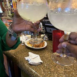 Marquarita's made by Juan at Trader's Point..cheers me n my bestie love Luciana's Marquarita's made by Juan at Trader's Point..cheers me n my bestie love Luciana's