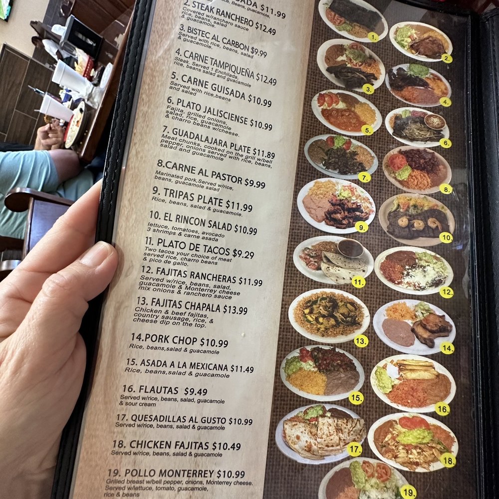 El Rincon - Menu 5/2023 - Mexican Near Me - Castroville, Texas