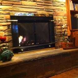 Center For Body & Soul - Fireplace In waiting area
