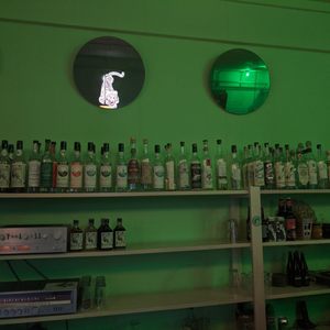 Photo of Vietnam Bar - Guadalajara, Jalisco, Mexico. Rare Mezcal collection. Mezcal plant needs to aged 30+ years to produce some of these drinks. A must if you're visiting Guadalajara.