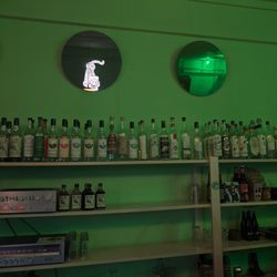 Rare Mezcal collection. Mezcal plant needs to aged 30+ years to produce some of these drinks. A must if you're visiting Guadalajara.