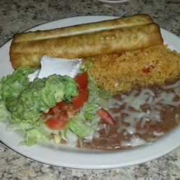 Chicken Chimichanga w/rice & beans Chicken Chimichanga w/rice & beans