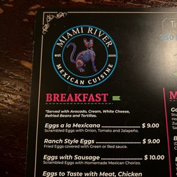the breakfast menu the breakfast menu