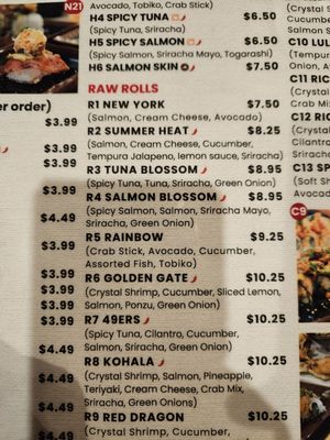 Menu photo 4 Sushi One Reno, NV Menu photo 4 Sushi One Reno, NV