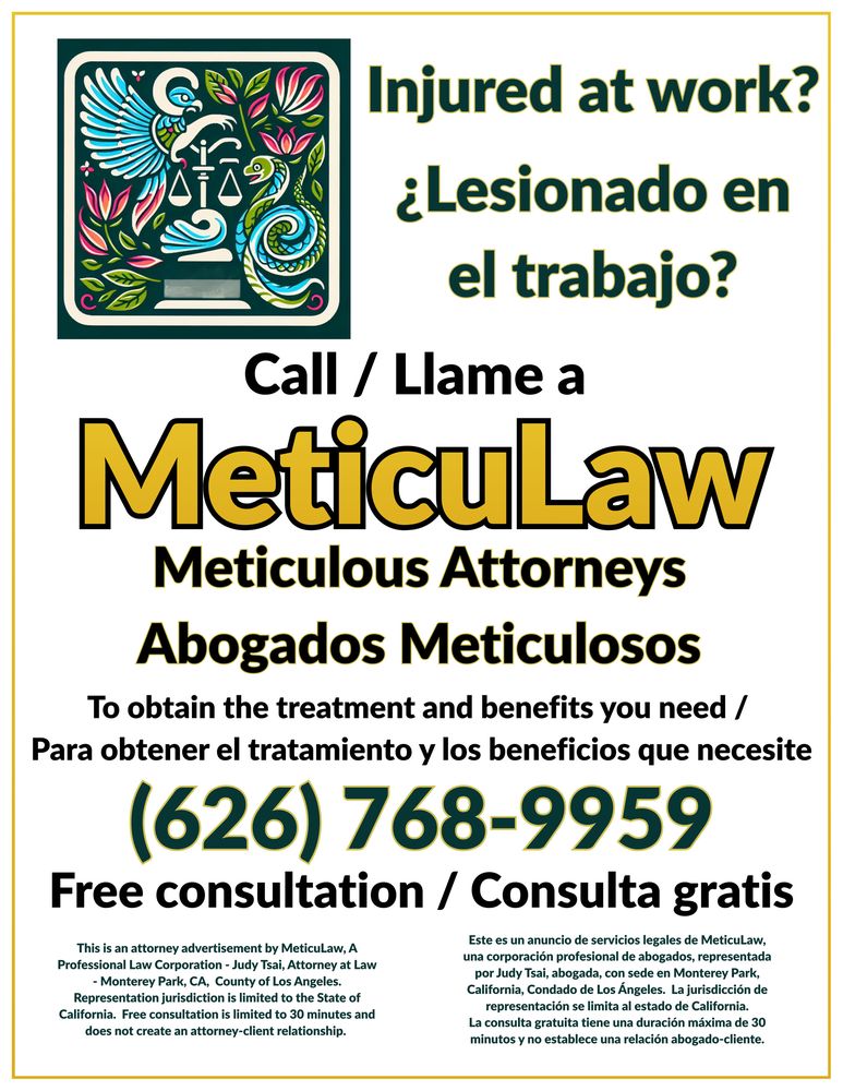 MeticuLaw - disability attorney in Monterey Park, CA