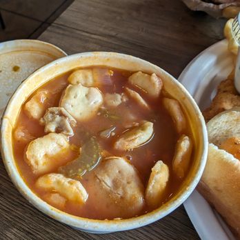 Ted's Fish Fry - Manhattan chowder cold they reheated this in a microwave. - Fish & Chips Near Me - Albany, New York Ted's Fish Fry - Manhattan chowder cold they reheated this in a microwave. - Fish & Chips Near Me - Albany, New York