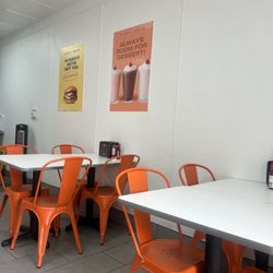 Sizzle Shack Burger - Dining room is clean and has great promo materials