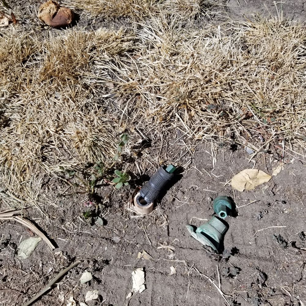 Home Repair Tech - broken sprinkler after he drove over it and didn't say anything about it - General Contractors Near Me