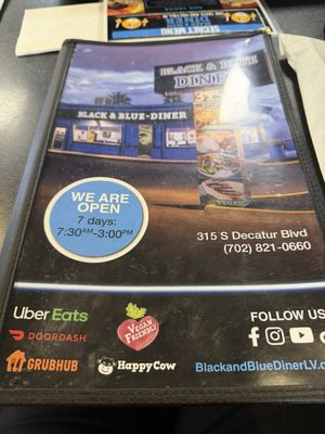 Menu photo 4 Black & Blue Diner Las Vegas, NV Menu photo 4 Black & Blue Diner Las Vegas, NV