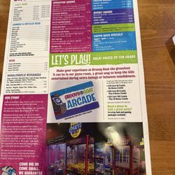 Groovy Goat - Menu