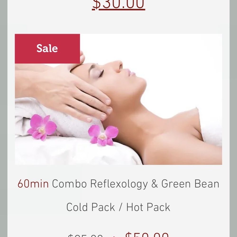 Spring Mountain Reflexology - The 60min Combo Reflexology & Green Bean Cold Pack / Hot Pack - Reflexology Near Me - Las Vegas, Nevada Spring Mountain Reflexology - The 60min Combo Reflexology & Green Bean Cold Pack / Hot Pack - Reflexology Near Me - Las Vegas, Nevada