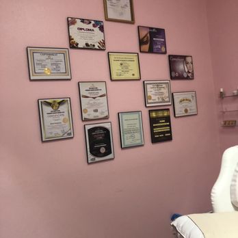 Face Naked Studio - All of the diplomas and certifications - Eyelash Service Near Me - Clearwater, Florida