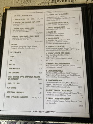 Menu photo 2 Sandbar Cafe Qualicum Beach, BC Menu photo 2 Sandbar Cafe Qualicum Beach, BC