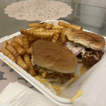 Al's Hot Chicken - Combo #2 Two Sliders & Fries - Halal Near Me - San Fernando Valley, California Al's Hot Chicken - Combo #2 Two Sliders & Fries - Halal Near Me - San Fernando Valley, California