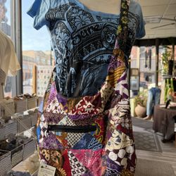 AMADARA - Handmade batik patchwork crossbody bag